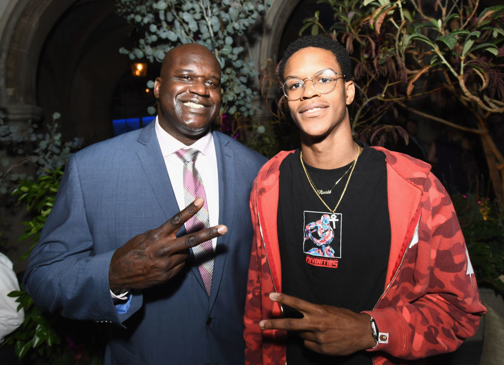 Shaquille O&#x27;Neal and son Shareef O&#x27;Neal