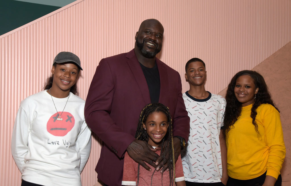 Shaquille O&#x27;Neal and four of his children
