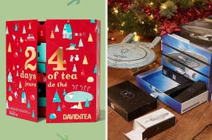 A tea advent calendar and a Star Trek advent calendar