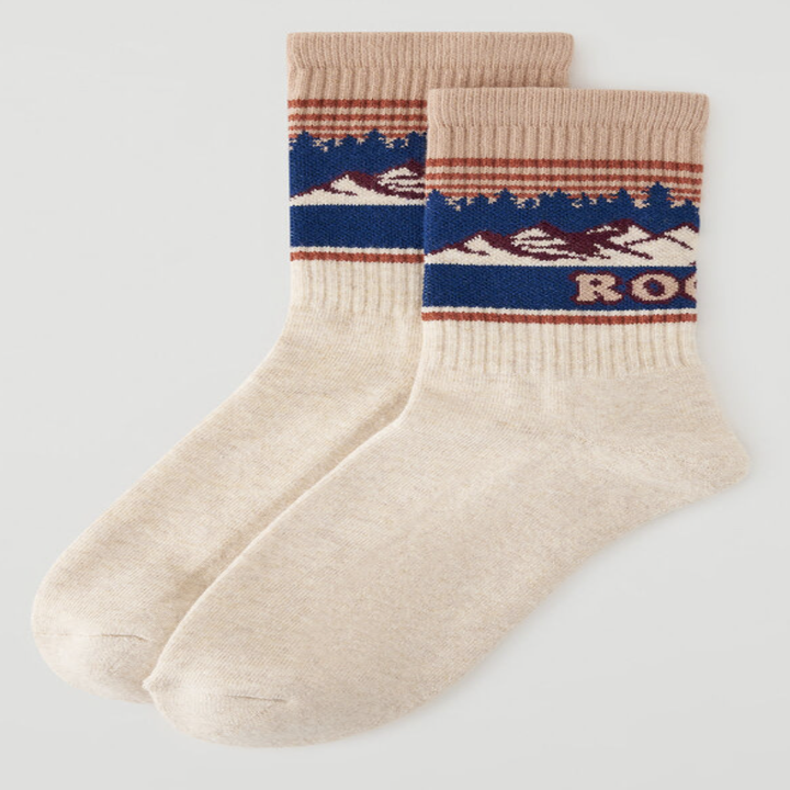 The socks on a blank background