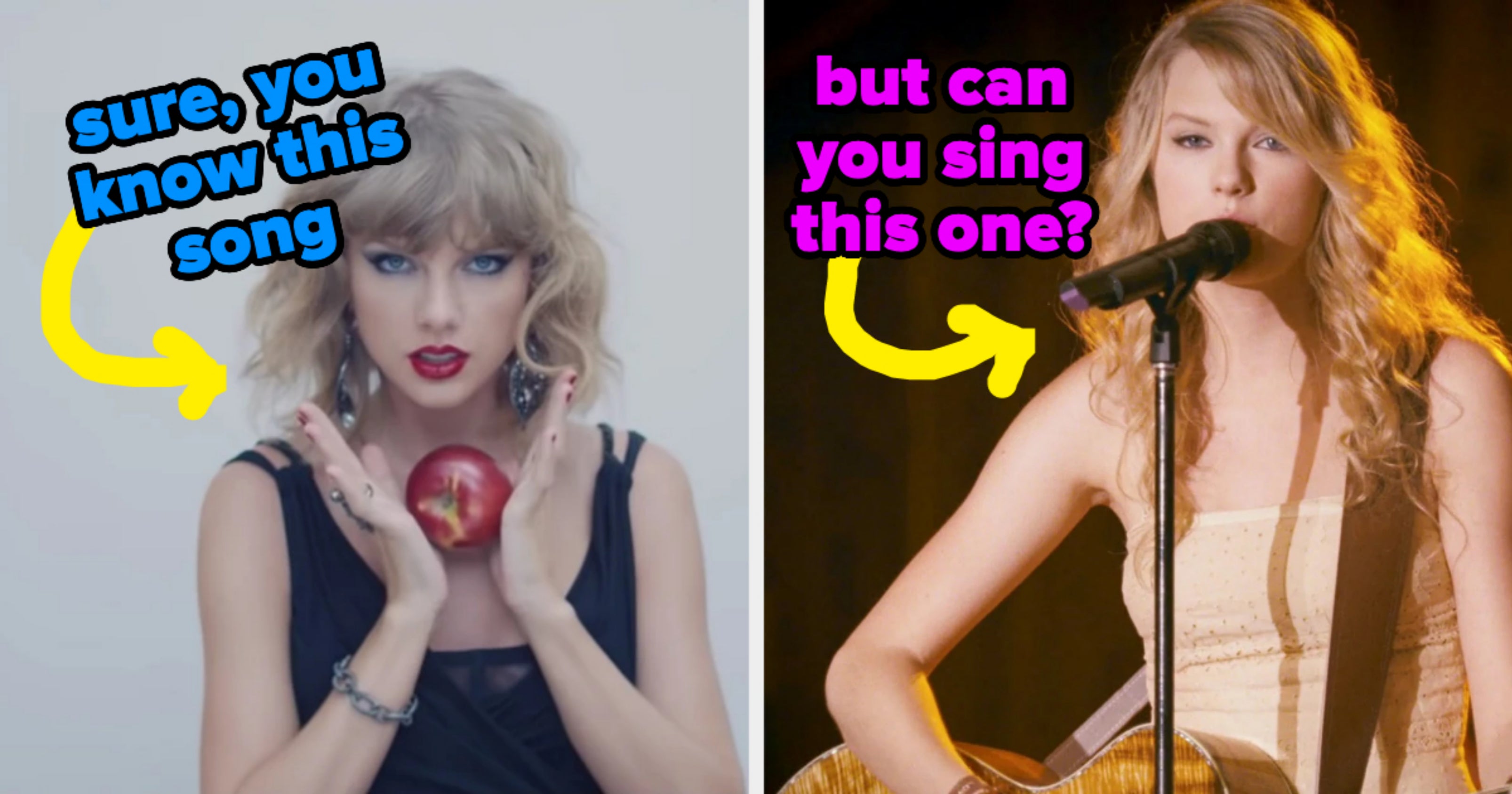 How Many Taylor Swift Songs Do You Know? Quiz