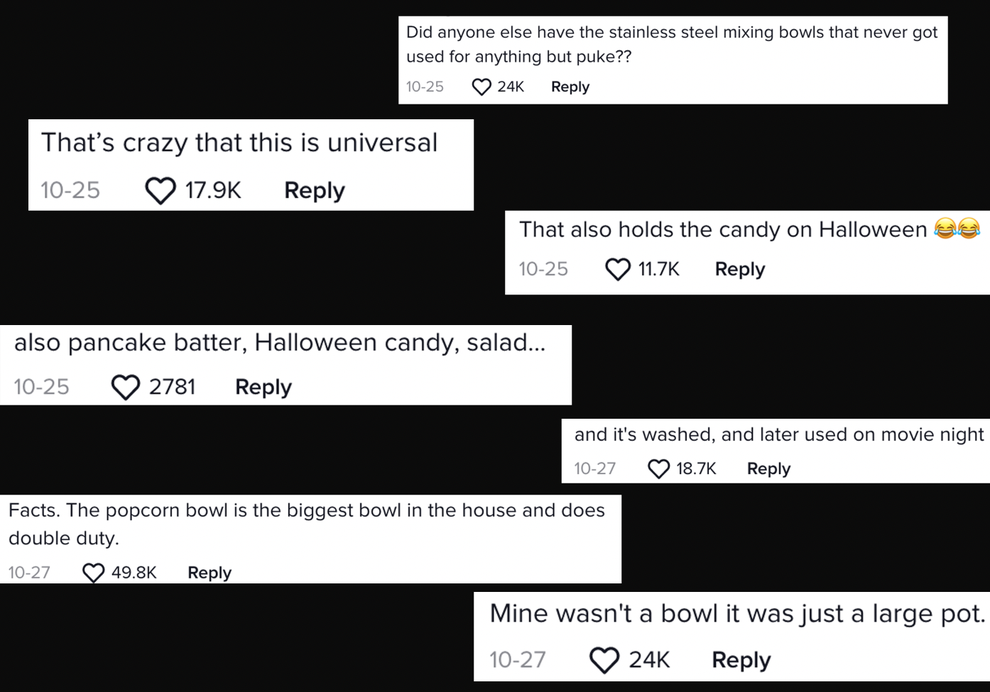 Did Your Family Use A Popcorn Vomit Bowl Poll