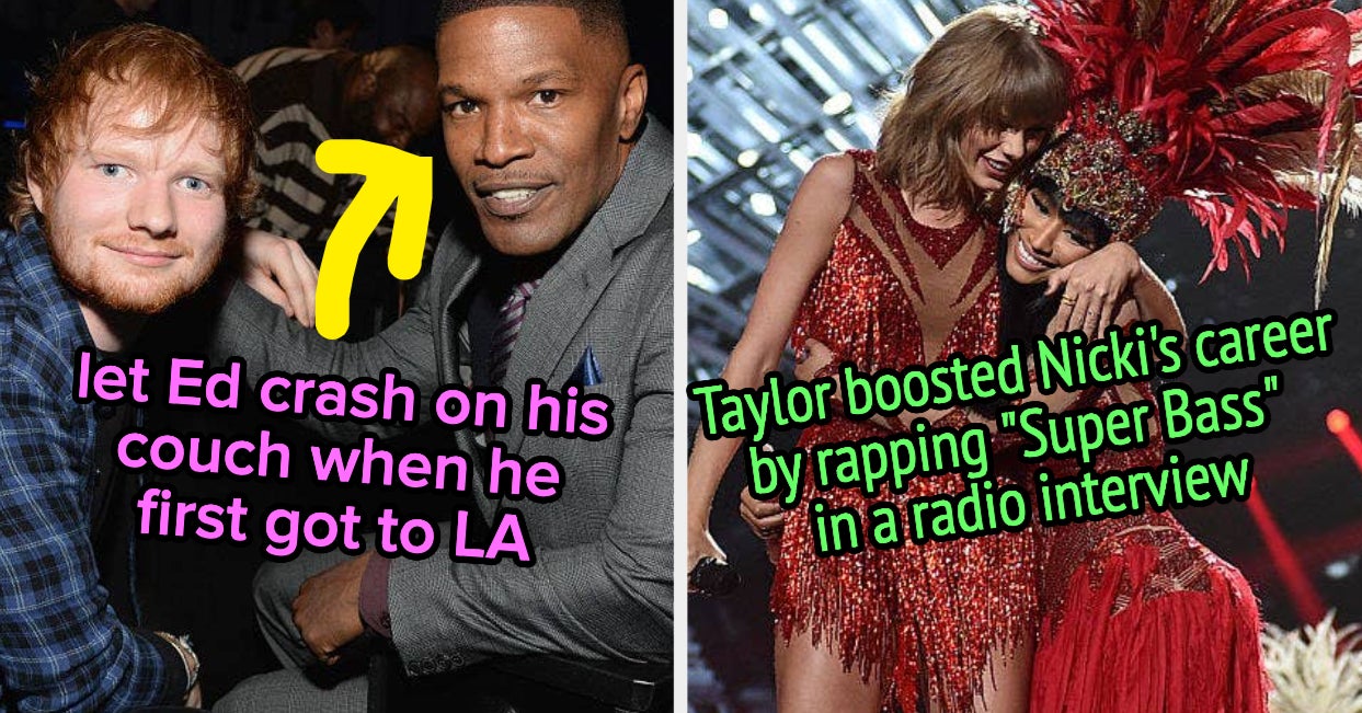 14 Celebs Who Did A HUGE Favor For Other Celebs Before They Were Super
