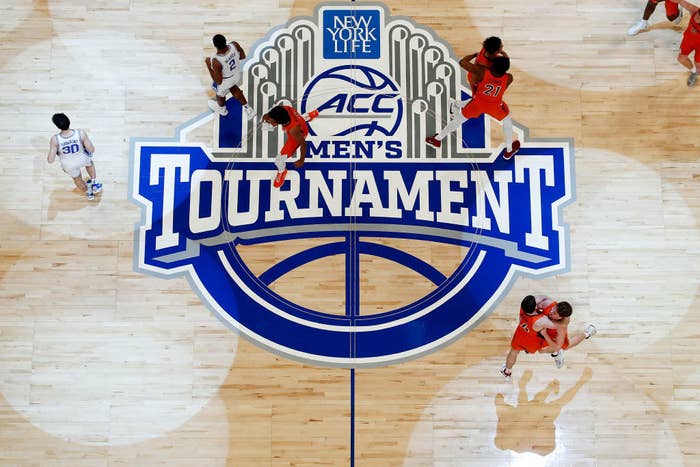 An ACC men's basketball game