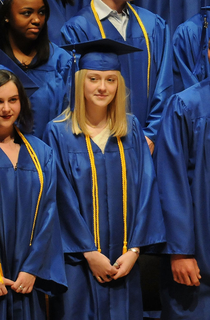 dakota with her graduating class