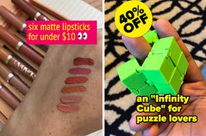 lipsticks and infinity cube 
