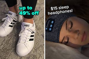 多达49%的阿迪达斯运动鞋和睡眠耳机为15美元