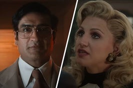 Kumail Nanjiani appears as Steve in "Welcome to Chippendales," Annaleigh Ashford as Irene talks to Steve