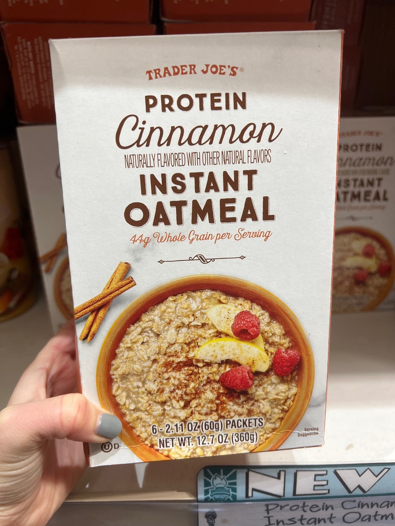 Protein Cinnamon Instant Oatmeal