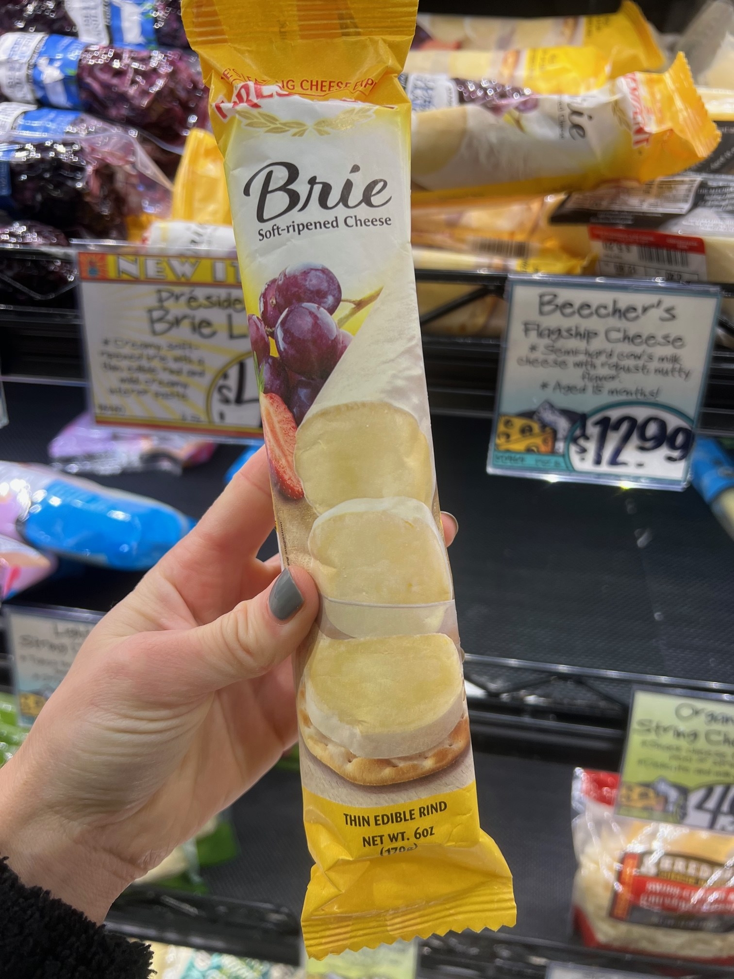 Brie Cheese Log