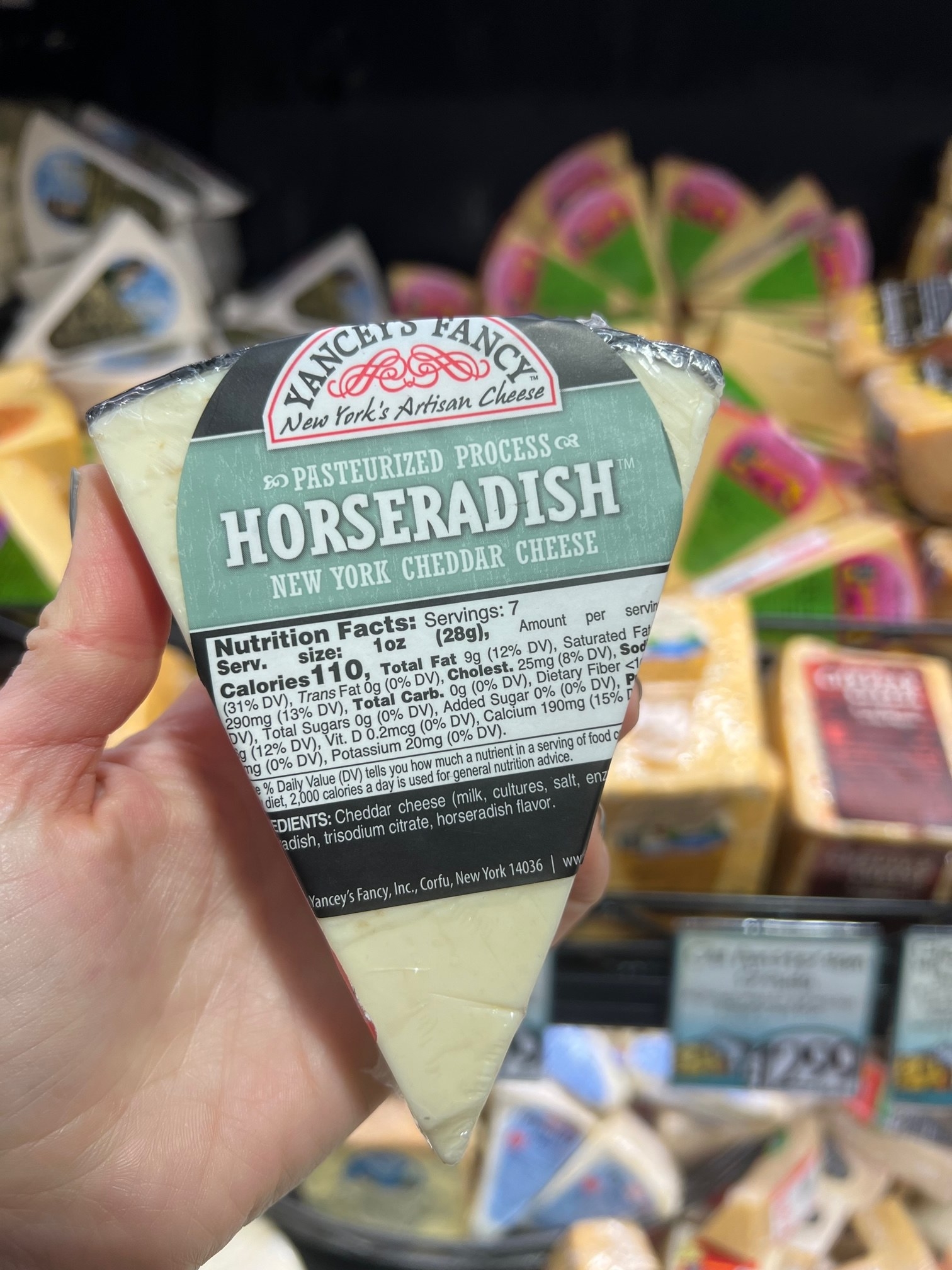 Horseradish New York Cheddar Cheese