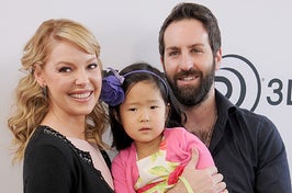 Katherine Heigl adopted her daughter from South Korea when she was just 9 months old.