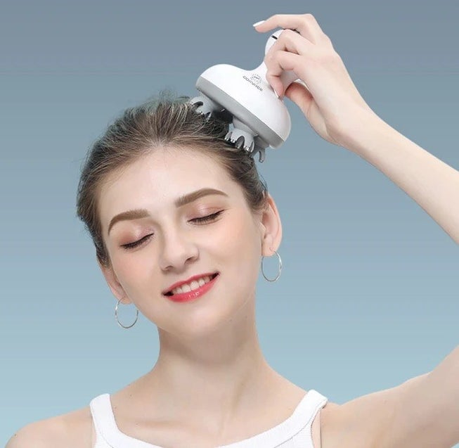 masajeador eléctrico e inalámbrico para cuero cabelludo