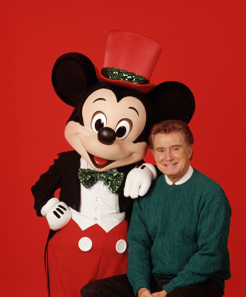 Regis Philbin and Mickey Mouse
