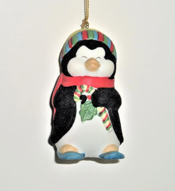 A penguin ornament
