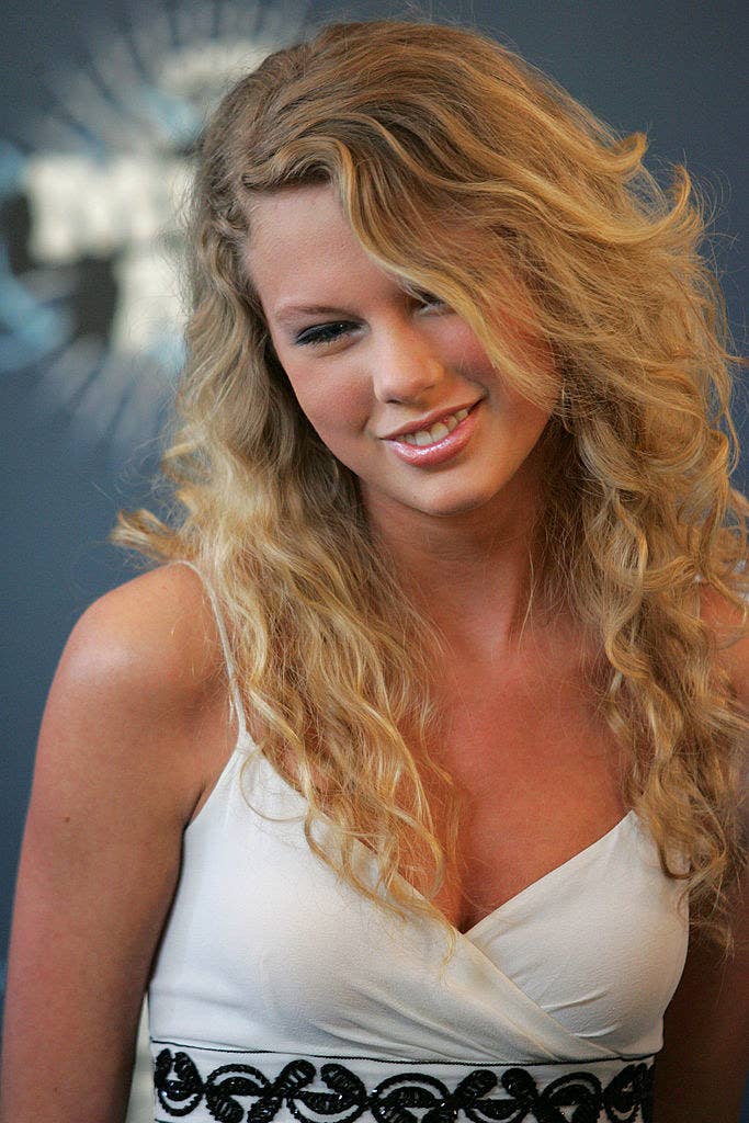 Close-up of Taylor smiling