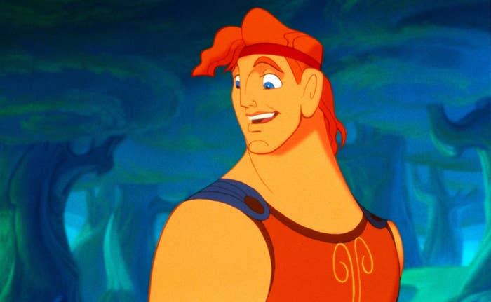 Animated Hercules smiling