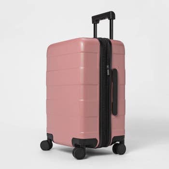 the pink suitcase