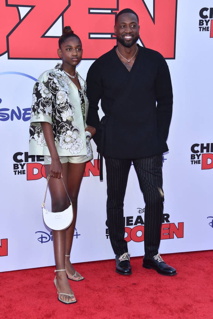 Dwyane and Zara on the red carpet
