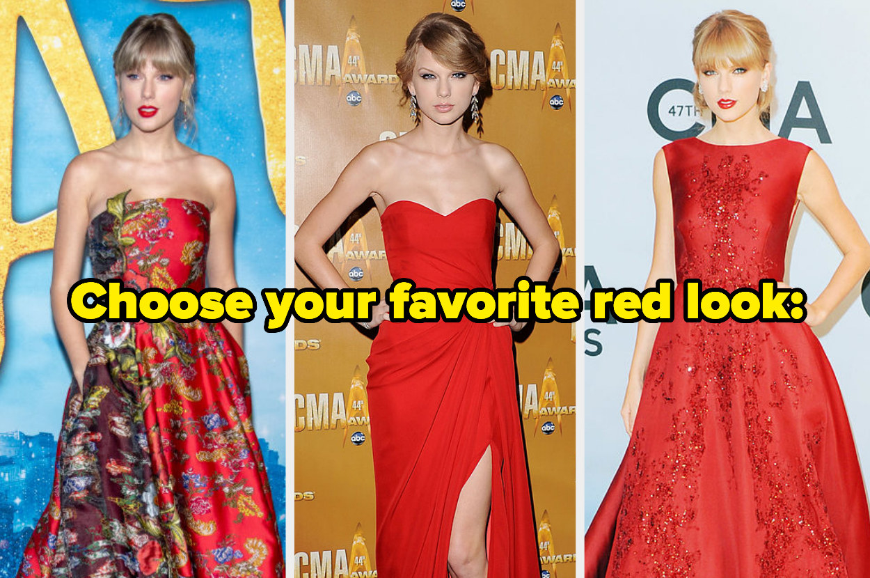 &quot;Choose your favorite red look:&quot;