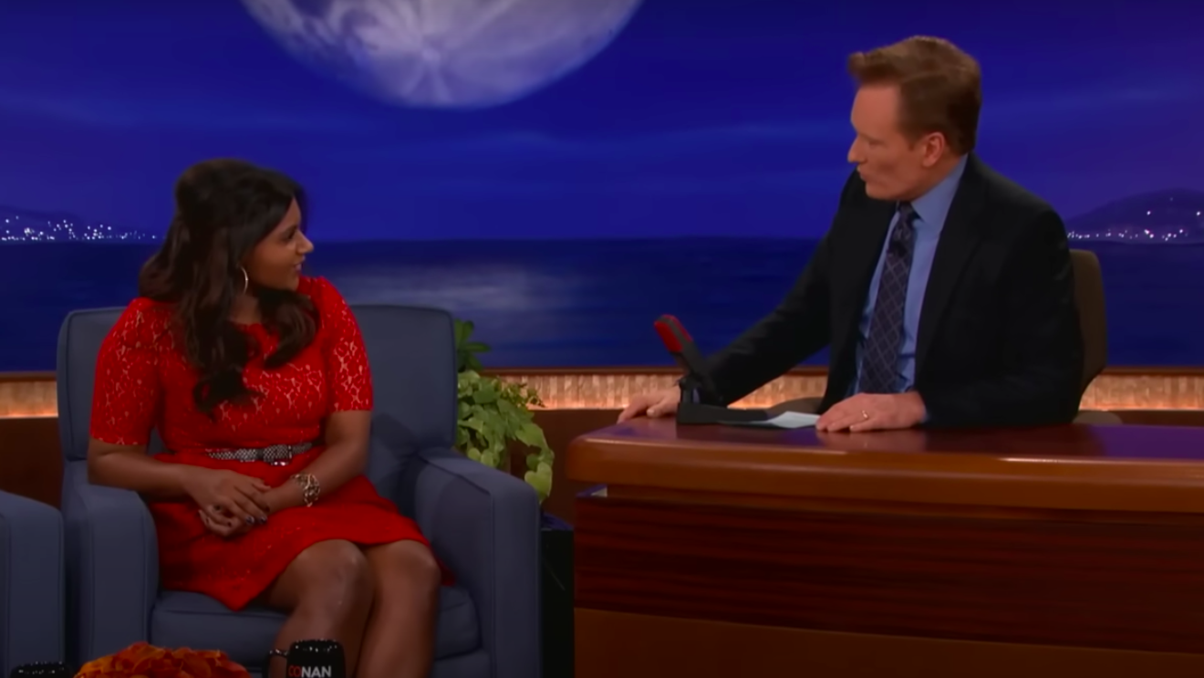 Mindy on the the Conan O&#x27;Brien show