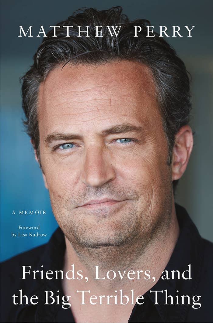 The cover of Matthew&#x27;s book featuring a closeup of him with a small smile on his face