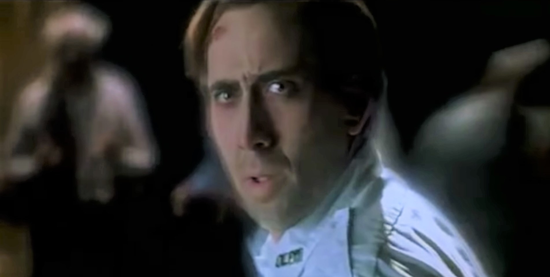 Nicolas Cage wears a paramedic&#x27;s uniform