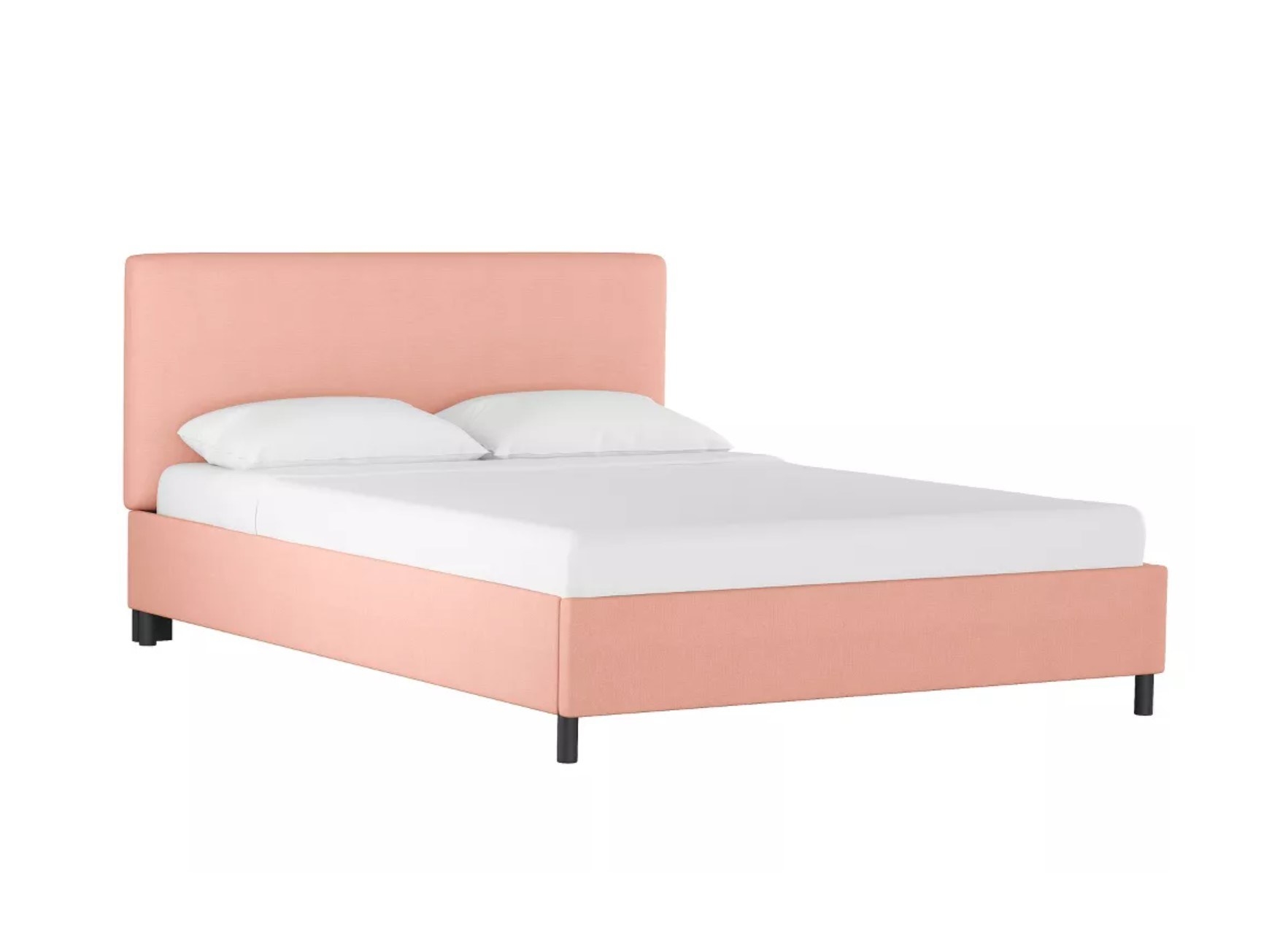 pink platform bed frame