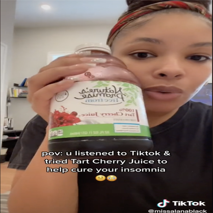 Expert Opinion On Tart Cherry Juice Used For Sleep Hack