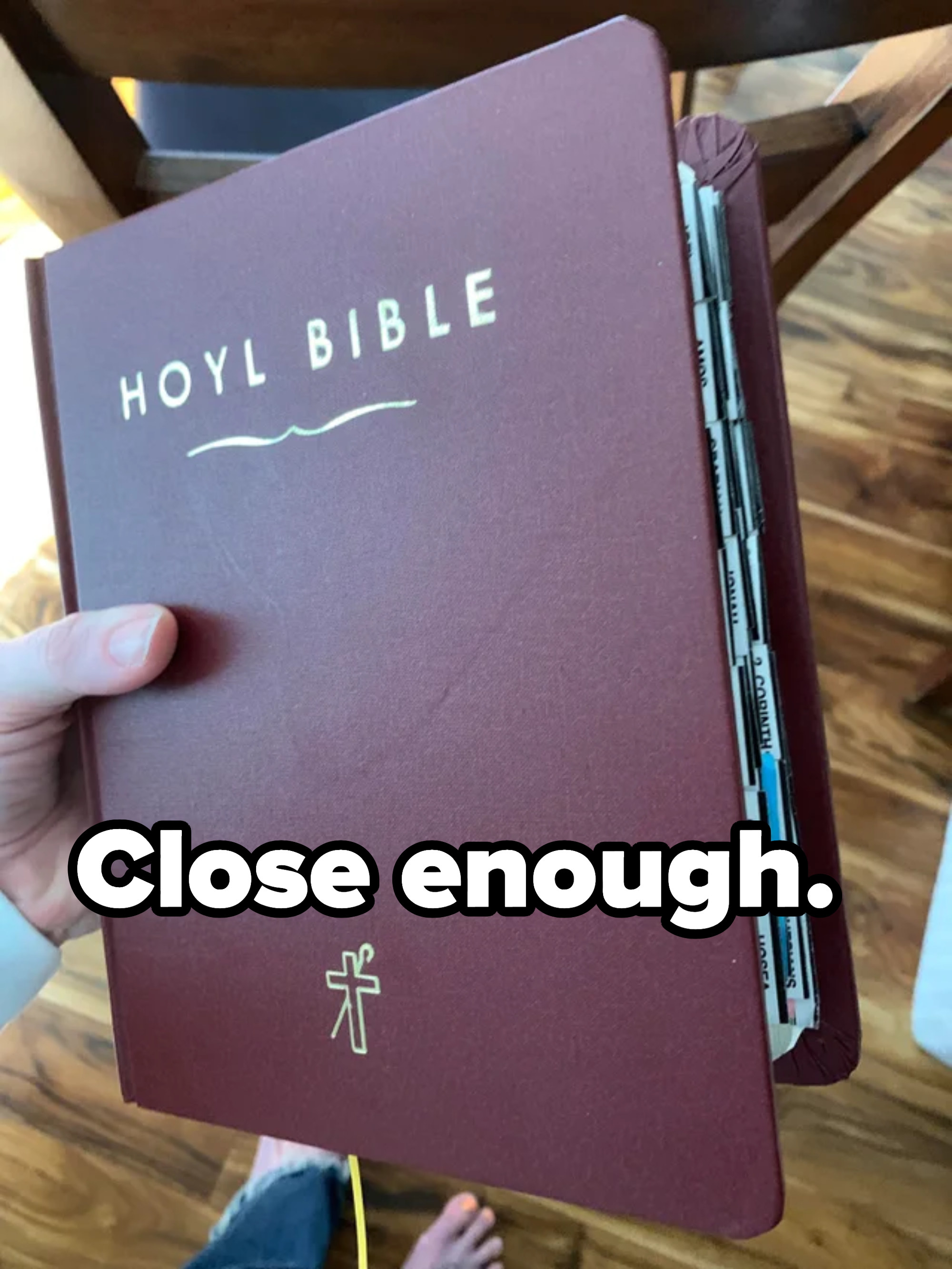 book reading hoyl bible