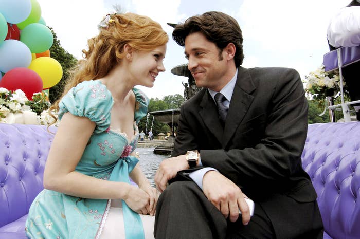 Amy Adams and Patrick Dempsey in Enchanted