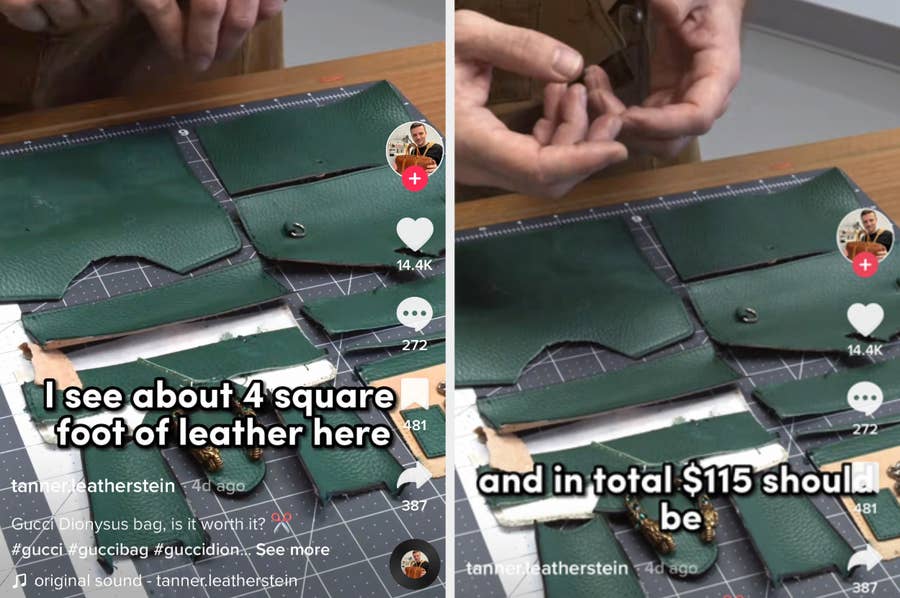 Leather expert slices open a $1,100 Gucci mini bag to see if it's worth the price  tag