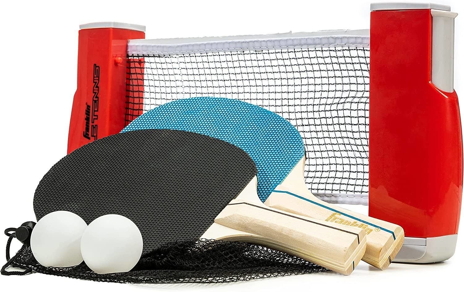 a ping pong set on a blank background