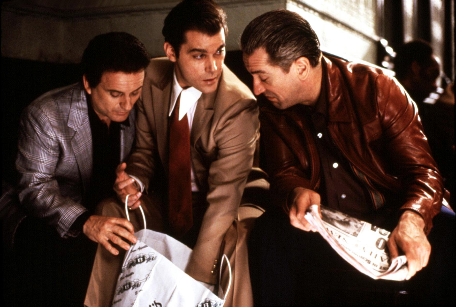Joe Pesci, Ray Liotta, and Robert De Niro