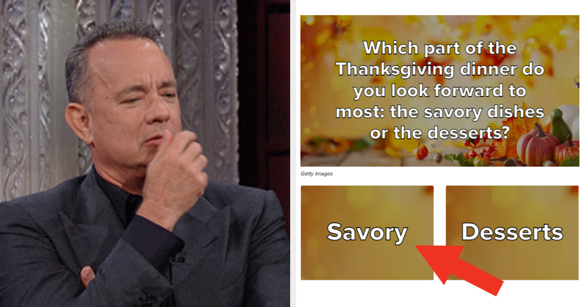 What do you look forward to most on Thanksgiving?