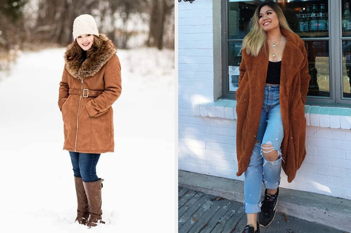 Brown Snow Boots with Olive Parka Winter Outfits For Women (2 ideas &  outfits)