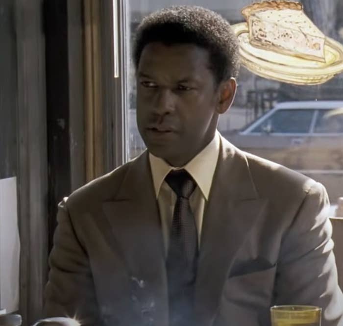 Denzel Washington as Frank Lucas in American Gangster