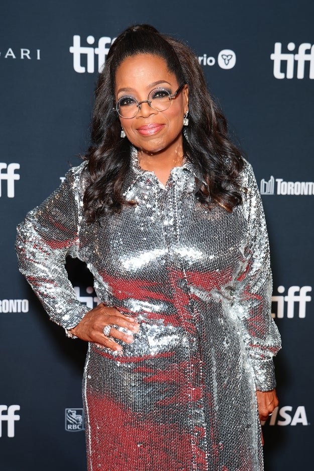Oprah Winfrey attends the &quot;Sidney&quot; Premiere during the 2022 Toronto International Film Festival at Roy Thomson Hall on September 10, 2022 in Toronto, Ontario