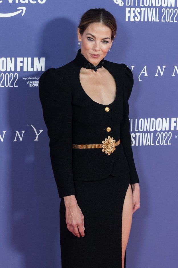 Michelle Monaghan attends the European Premiere of &#x27;Nanny&#x27;&#x27; at the Royal Festival Hall during the 66th BFI London Film Festival in London, United Kingdom on October 07, 2022