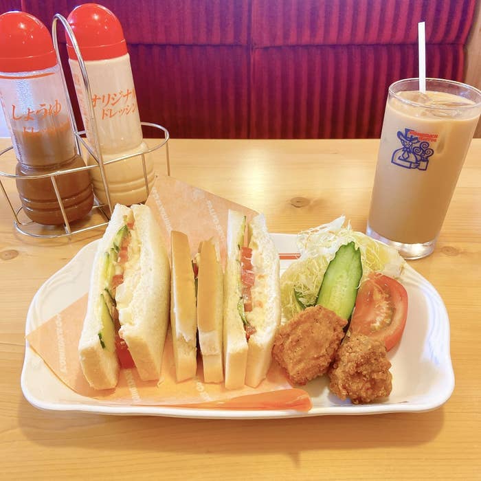 コメダのおすすめガッツリフード「ポテサラサンド」