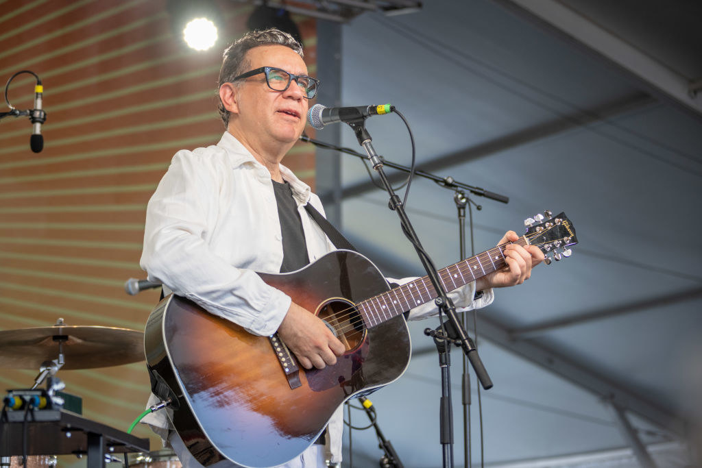 Fred Armisen performs during day five of the 2021 Newport Folk Festival