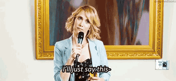 Kristen Wiig saying, &quot;I&#x27;ll just say this-&quot;