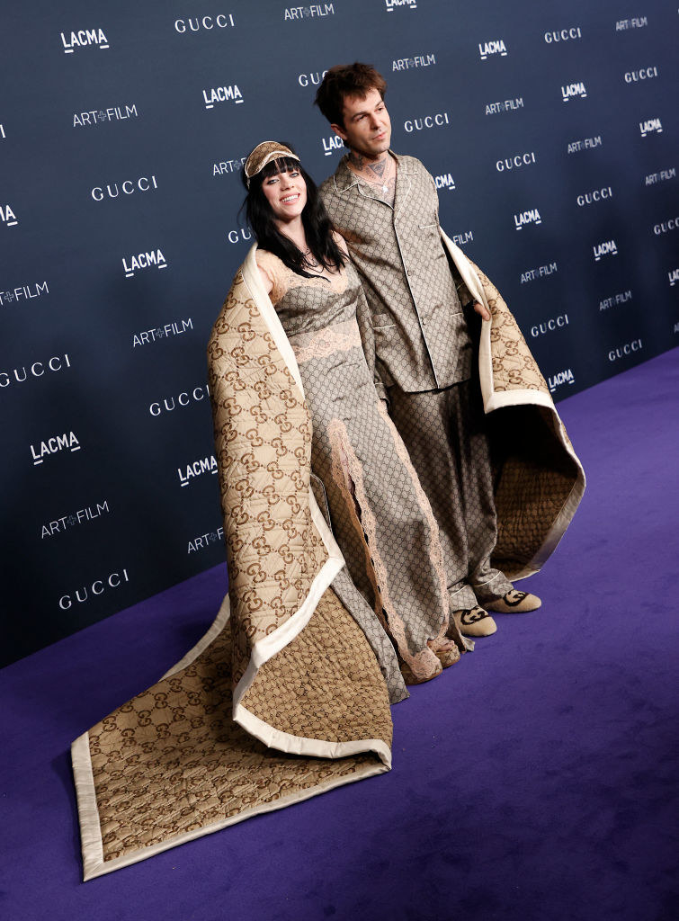 Billie Eilish and Jesse Rutherford on the red carpet