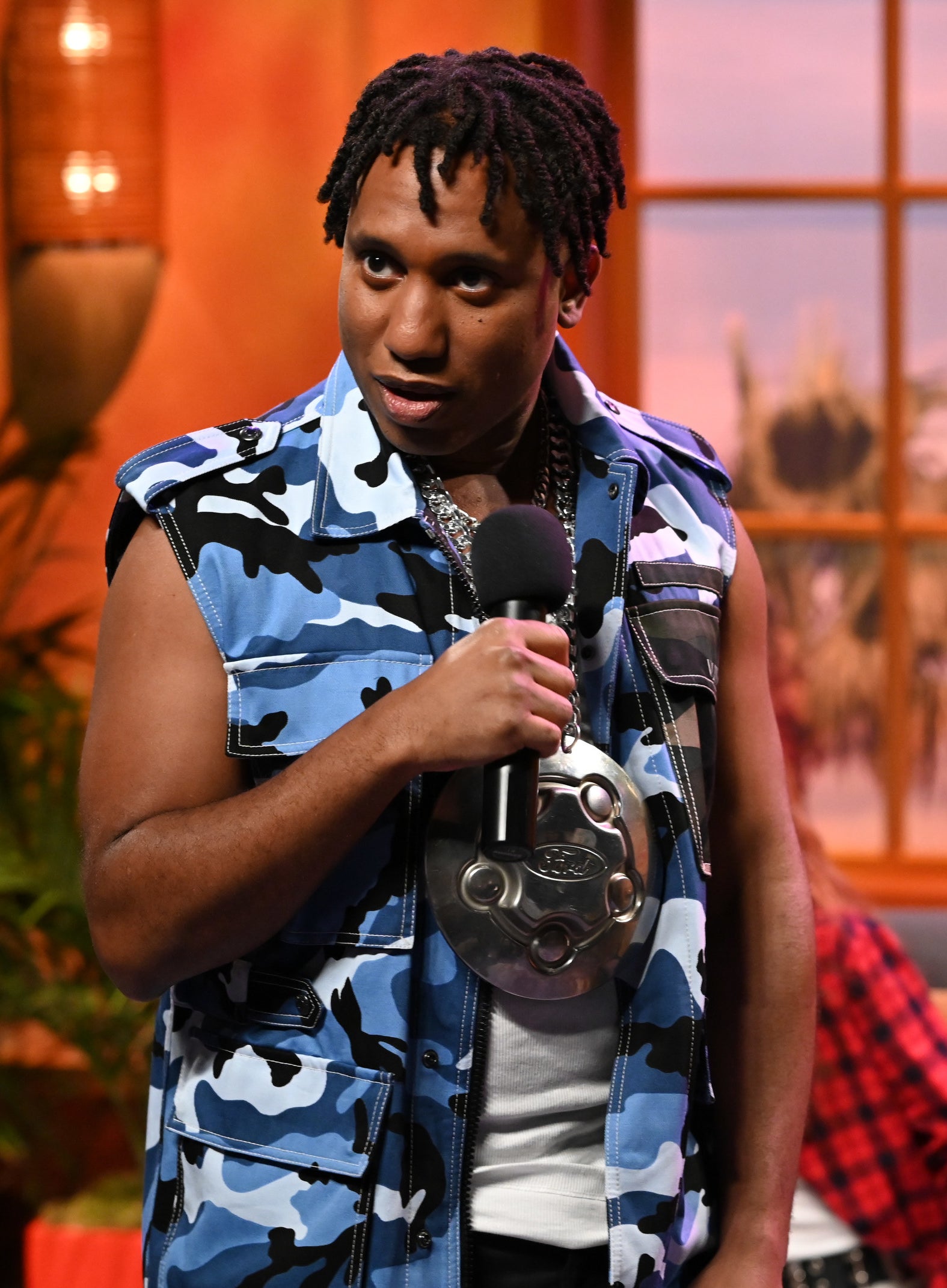 Closeup of Chris Redd