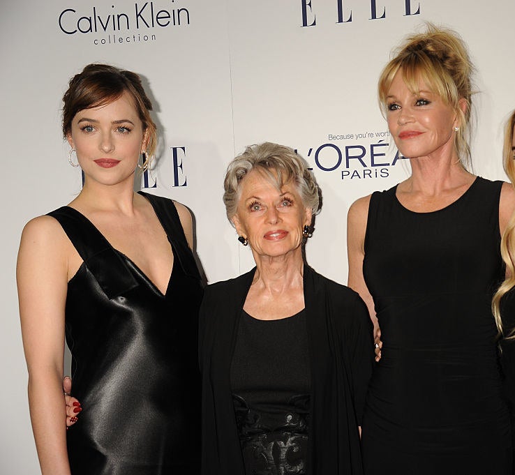 Dakota, Tippi, and Melanie on the red carpet