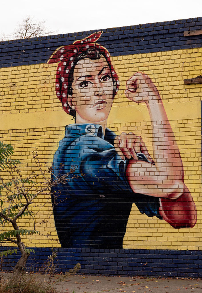 mural of Rosie on a building