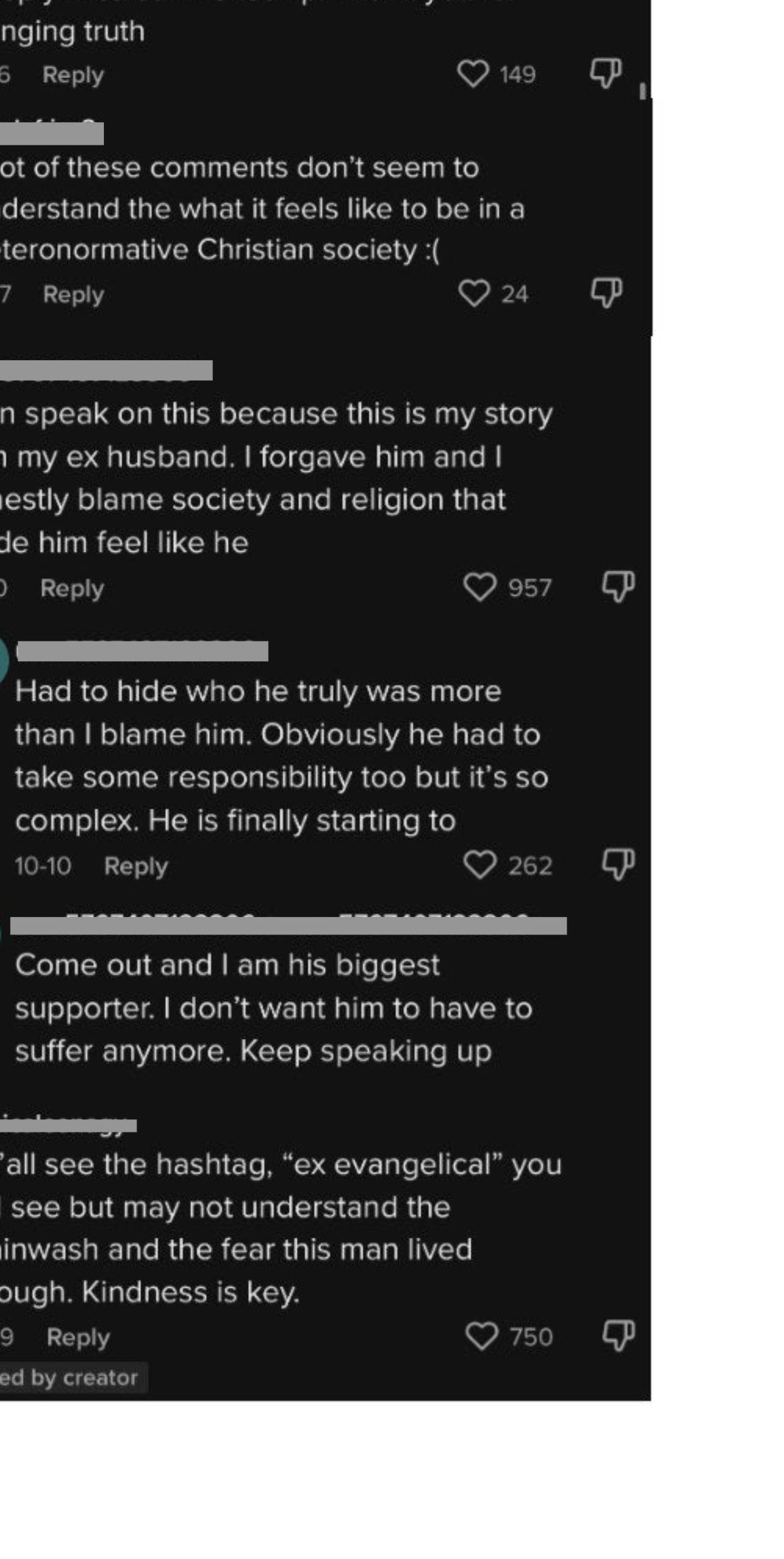 tiktok comments from people who can relate to abe&#x27;s story