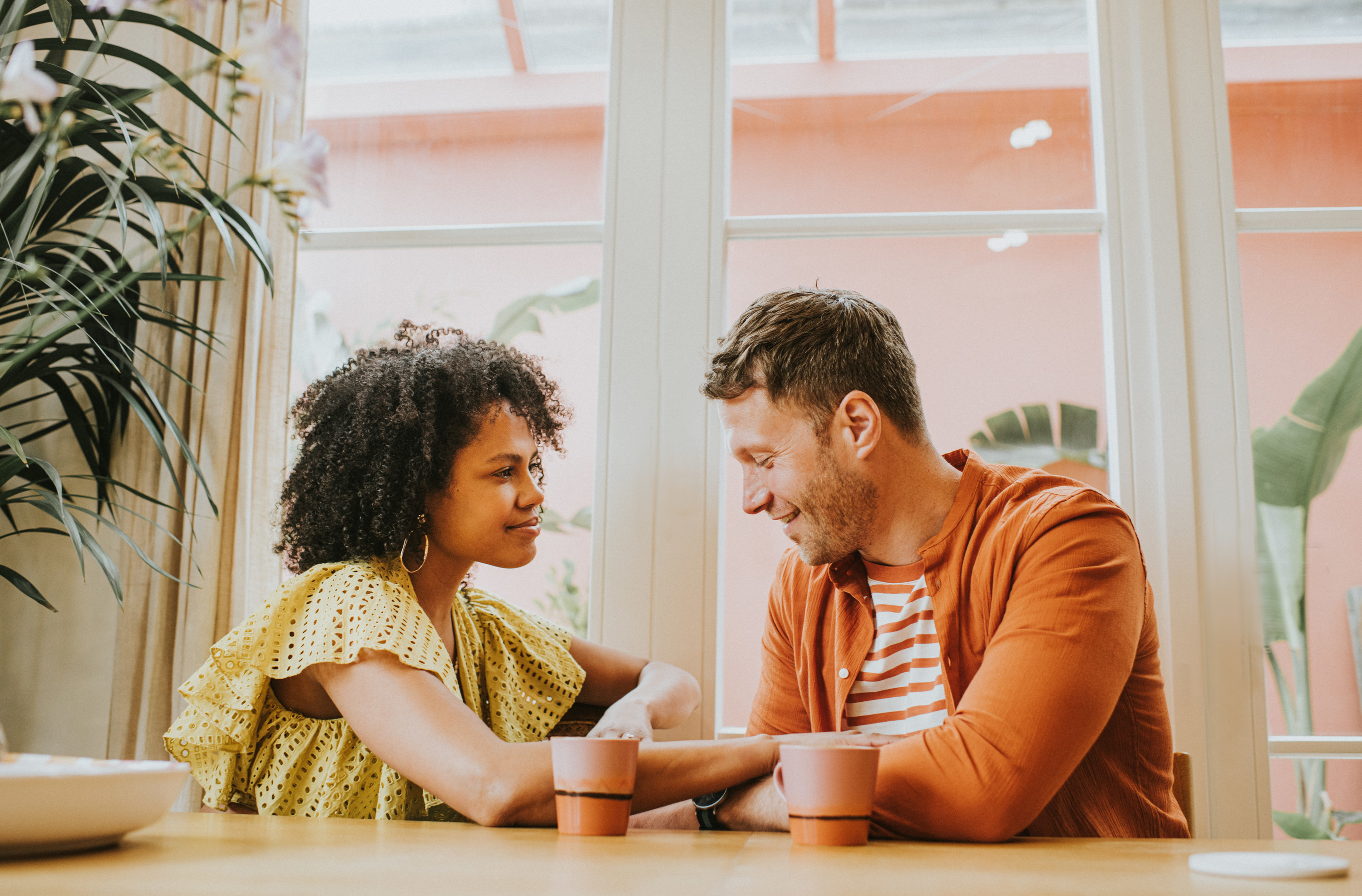 two people on a date