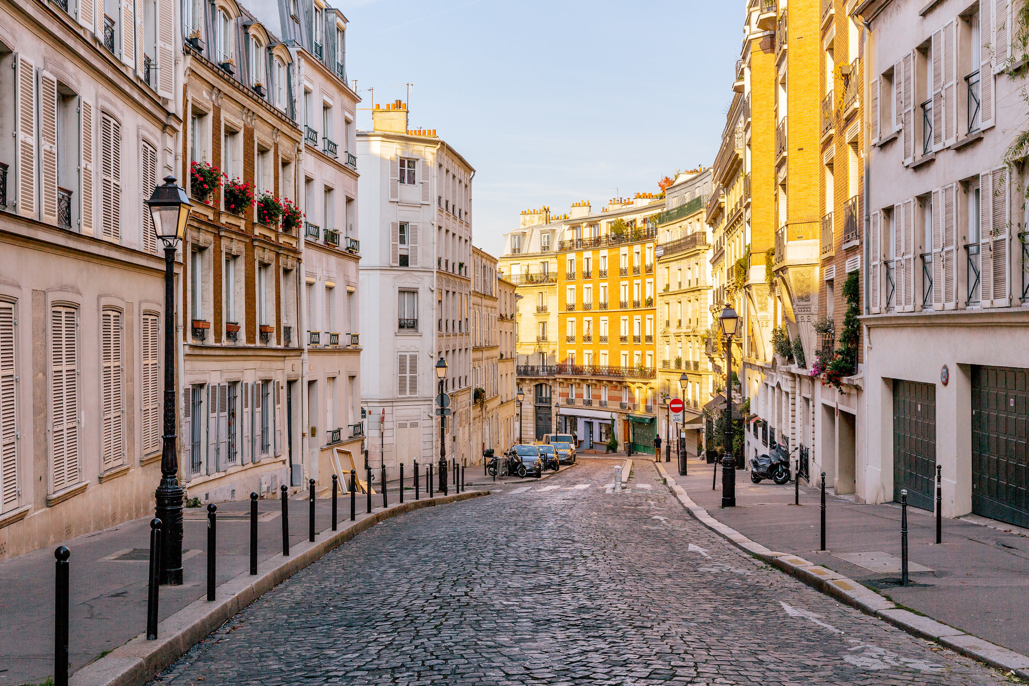 A quiet street in Paris