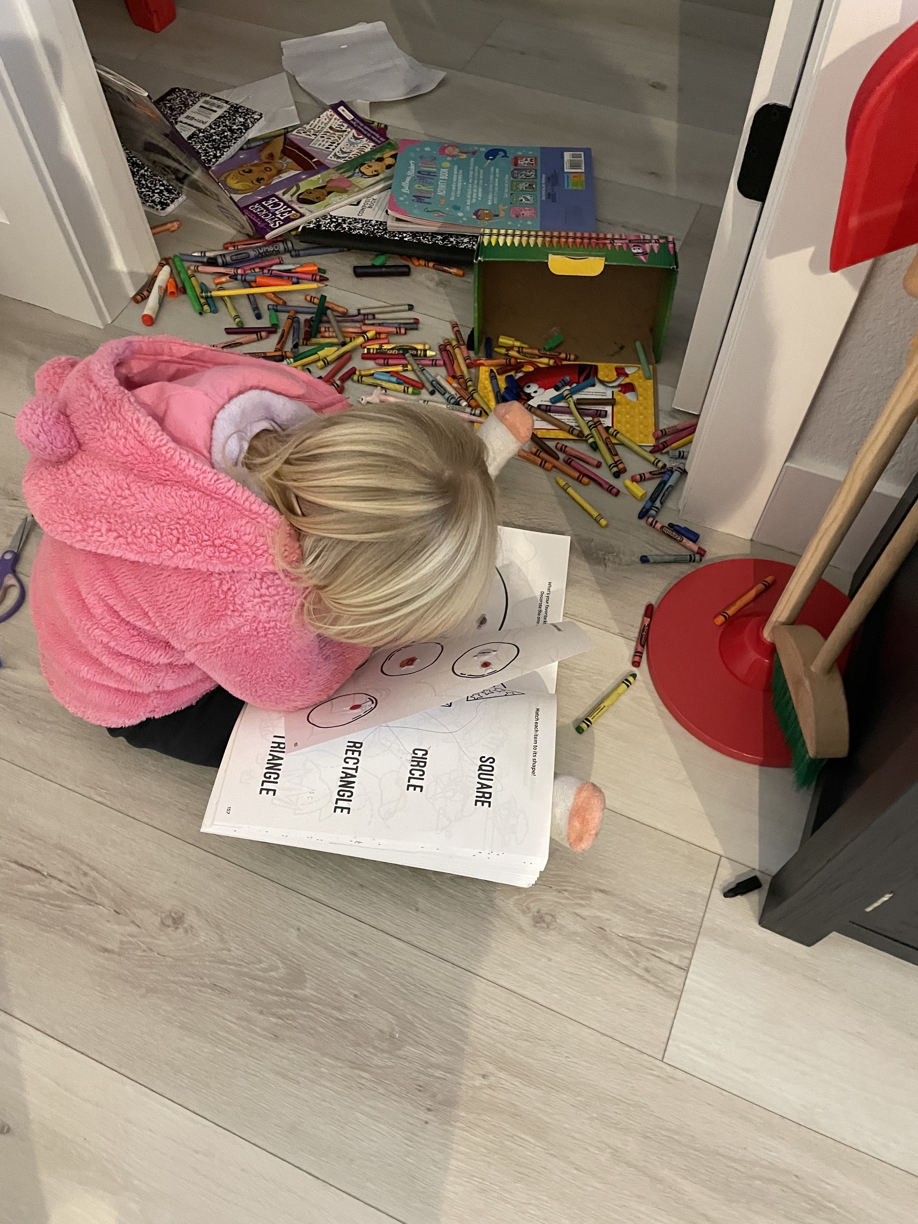 The author&#x27;s daughter coloring
